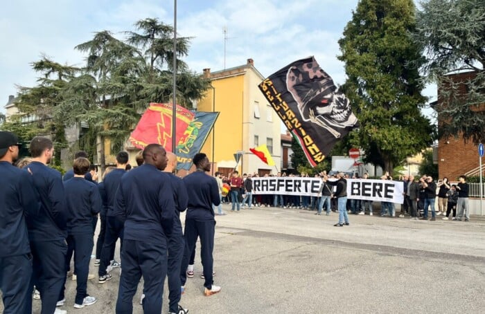 Tifosi Ravenna Partenza Livorno