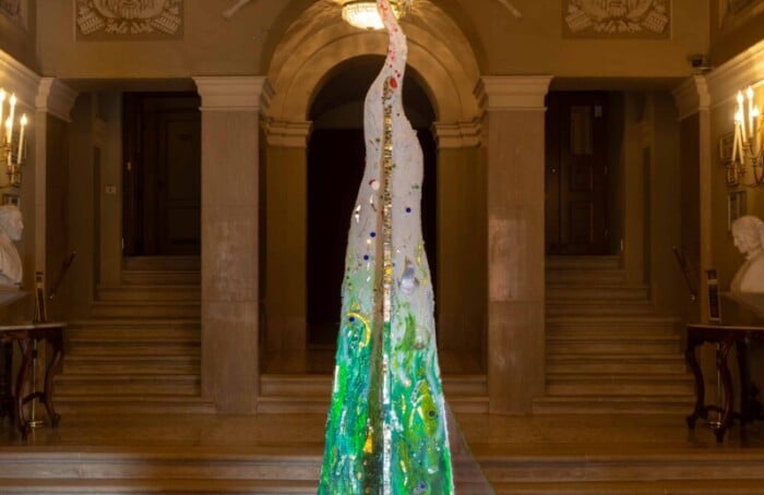 RAVENNA 9/12/2025. ACCADEMIA DI BELLE ARTI. Albero Di Natale Nel Foyer Del Teatro Alighieri