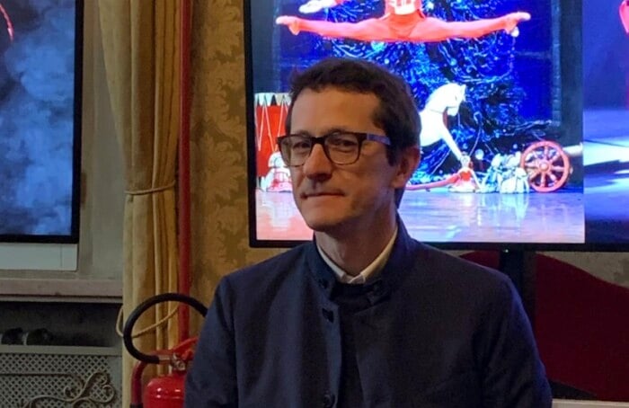 Emanuele Masi durante la presentazione alla stampa a Ravenna