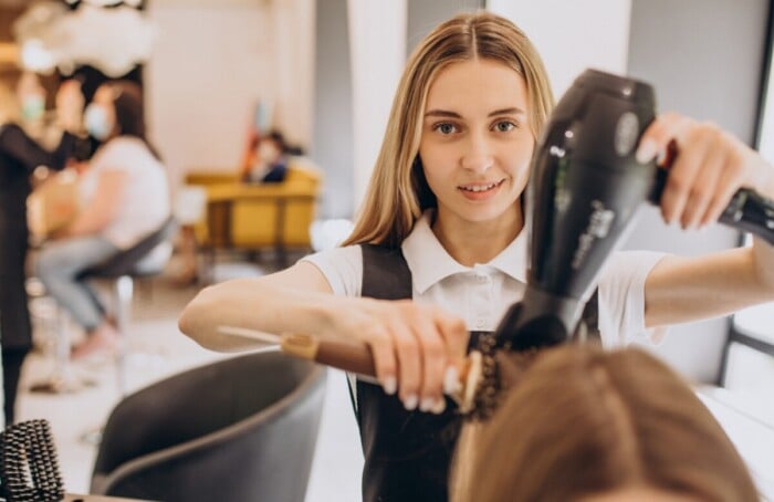 Female Hairdresser Beauty Salon Scaled