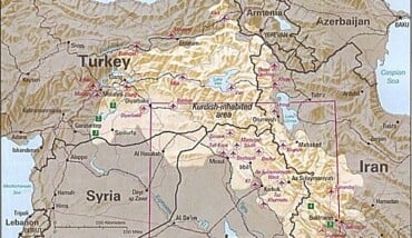 Kurdish Inhabited Area By CIA (1992)