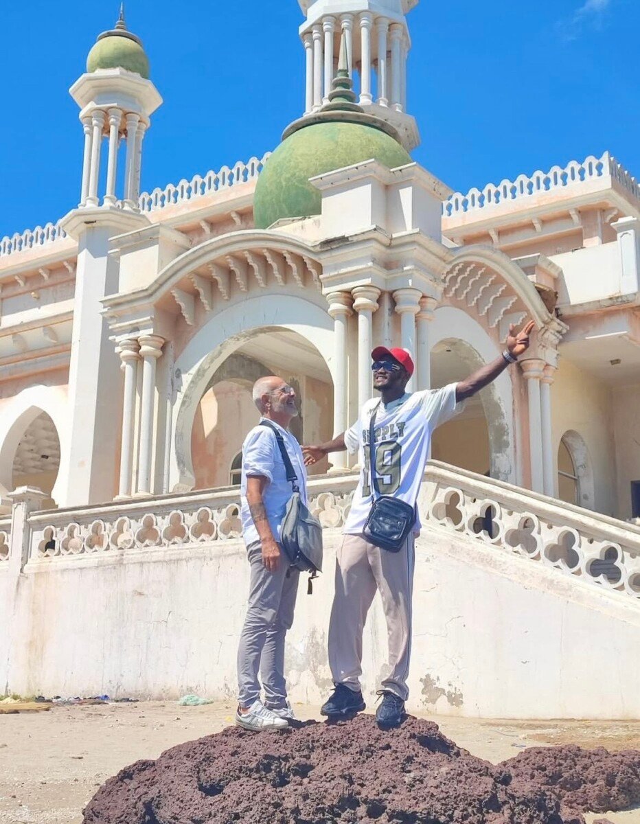 Enrico Bosi E Drammeh In Gambia