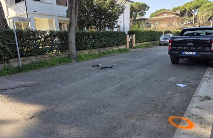 Incidente Monopattino Cervia 2