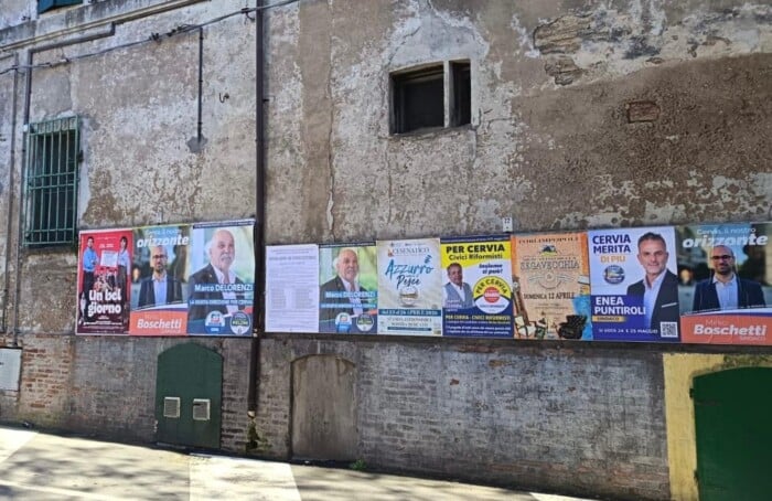 Manifesti elezioni Cervia