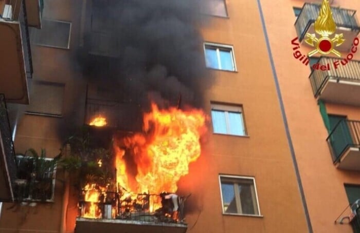 Incendio Appartamento Vvf