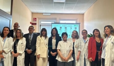 Fondo Luciana Presentazione Nuove Tecnologie Al Centro La Dir. P.O. Lugo E La VicePres. Fondo Filantropico Italiano 