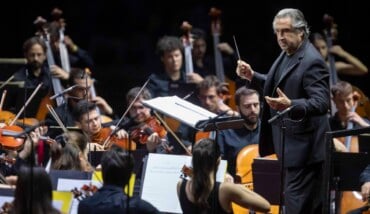 RAVENNA 20/07/2023. RAVENNA FESTIVAL. RICCARDO MUTI, TAMÁS VARGA. Riccardo Muti Direttore Orchestra Giovanile Luigi Cherubini Tamás Varga Violoncello 