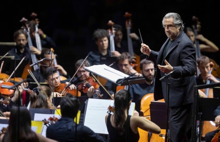 RAVENNA 20/07/2023. RAVENNA FESTIVAL. RICCARDO MUTI, TAMÁS VARGA. Riccardo Muti Direttore Orchestra Giovanile Luigi Cherubini Tamás Varga Violoncello