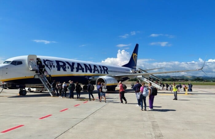 IMBARCO PRIMO VOLO RYANAIR LONDRA DA FORLÌ