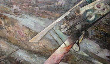 Quadro Dalla Mostra Due Aeropittori Futuristi