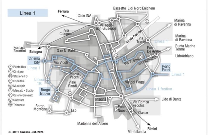 Mappa Linea 1