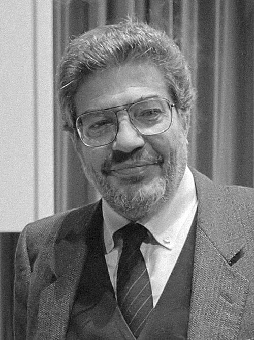 Filmregisseur Ettore Scola En Ir. Carel Weeber (l) *16 November 1983