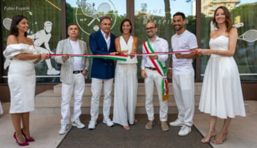 Marepineta Milano Marittina Opening Club House Giancarlo E Davide Salaroli, Flavia Pennetta, Mirko Boschetti, Fabio Fognini