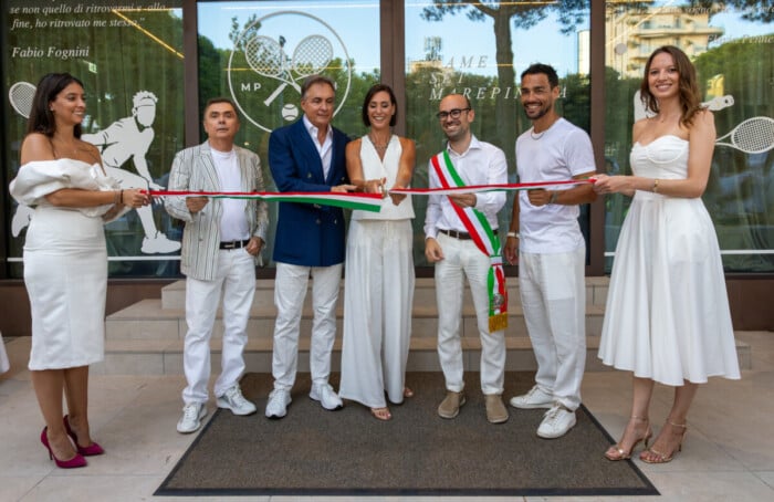 Marepineta Milano Marittina Opening Club House Giancarlo E Davide Salaroli, Flavia Pennetta, Mirko Boschetti, Fabio Fognini