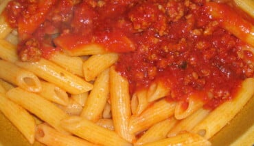 Penne Al Ragù 1 