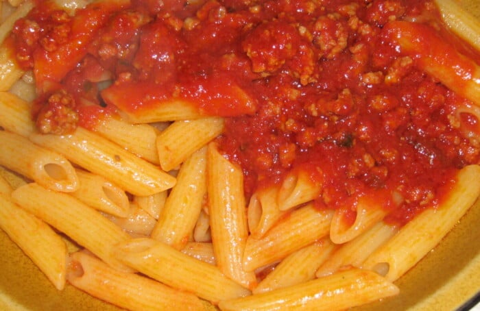 Penne Al Ragù 1