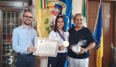 Sindaco E Vice Incontano Sofia Fiorini Marcia 