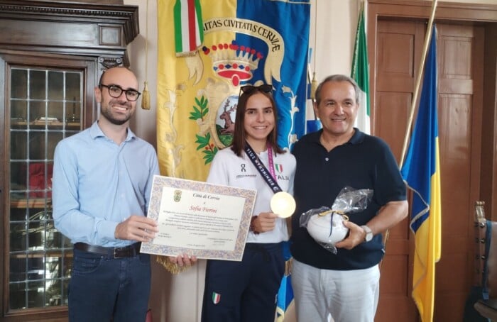 Sindaco E Vice Incontano Sofia Fiorini Marcia