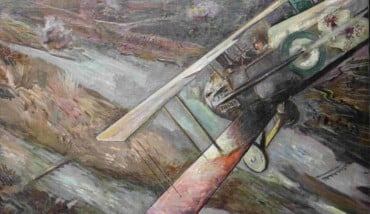 Tato (Guglielmo Sansoni, Bologna 1896, Roma 1974), Omaggio A F. Baracca In Volo, Anni 30 