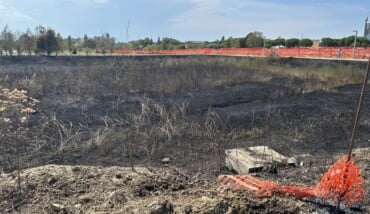 Incendio Parco Cesarea 