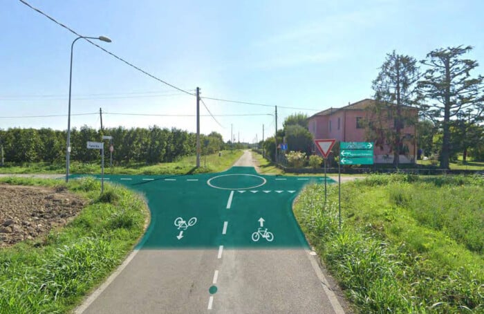 Bicipolitana Ciclovia San Vitale, Simulazione Di Percorso (2)