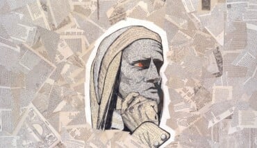 Alberto Orioli, Dante, tecnica mista, 2026 