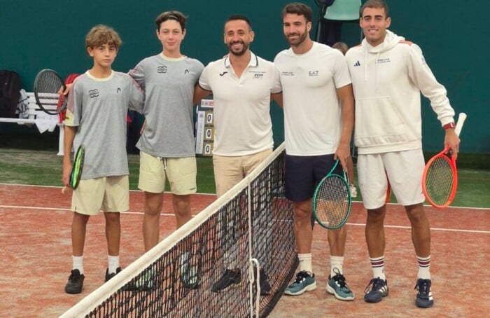 I giovani Satta e Maldini contro Pellegrino e Romano