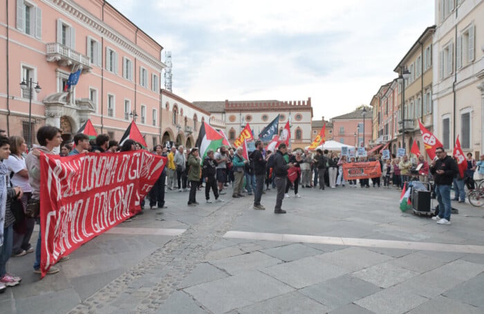 Manifestazione No Armi Gaza Israele