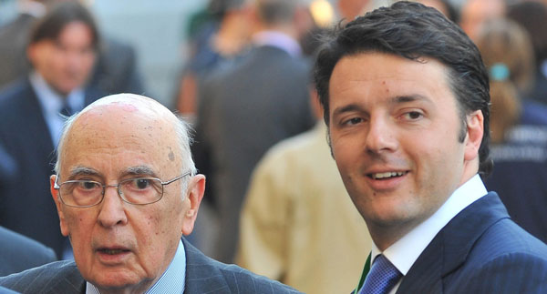 Napolitano Renzi