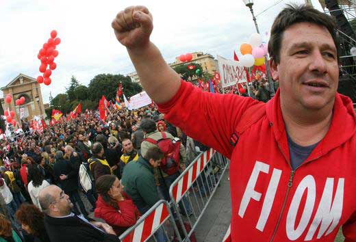 manifestazione Fiom