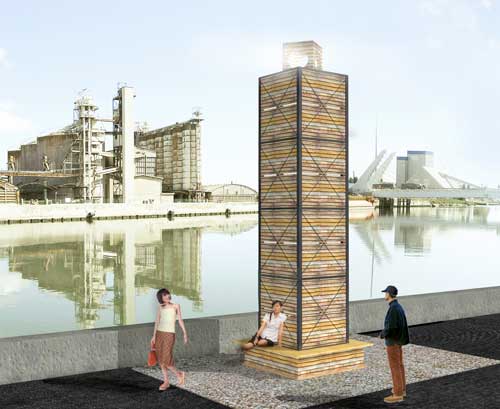 Installazione faro