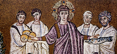 mosaico cibo